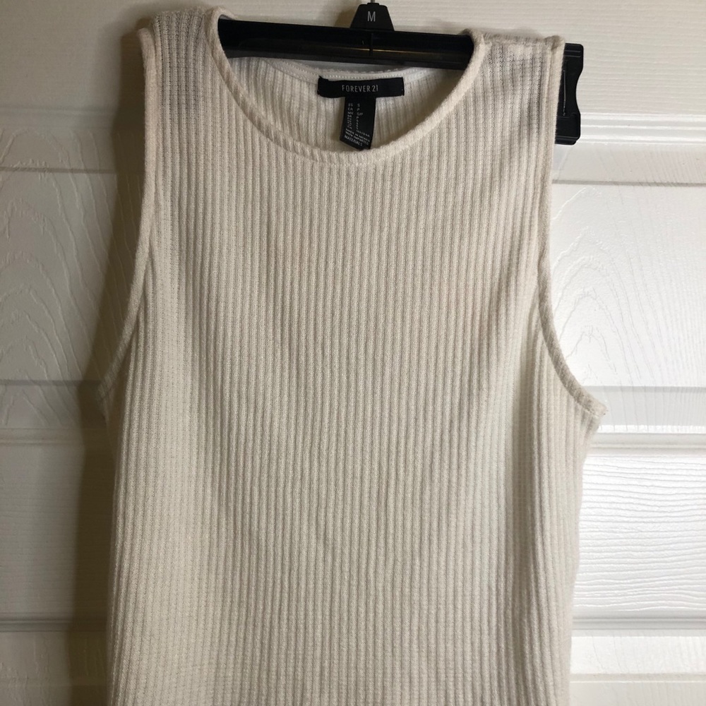 Forever 21 ribbed cropped tank